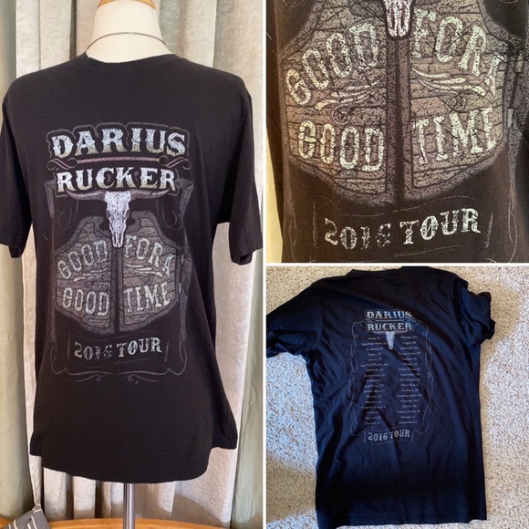 Darius Rucker 2016 Good Time Concert Tour T Shirt - Picture 1 of 7